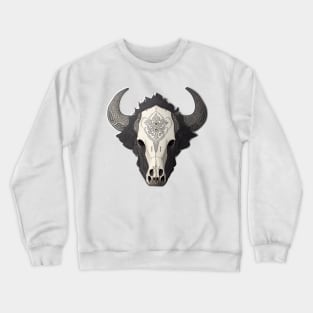 Magical cow skull Crewneck Sweatshirt